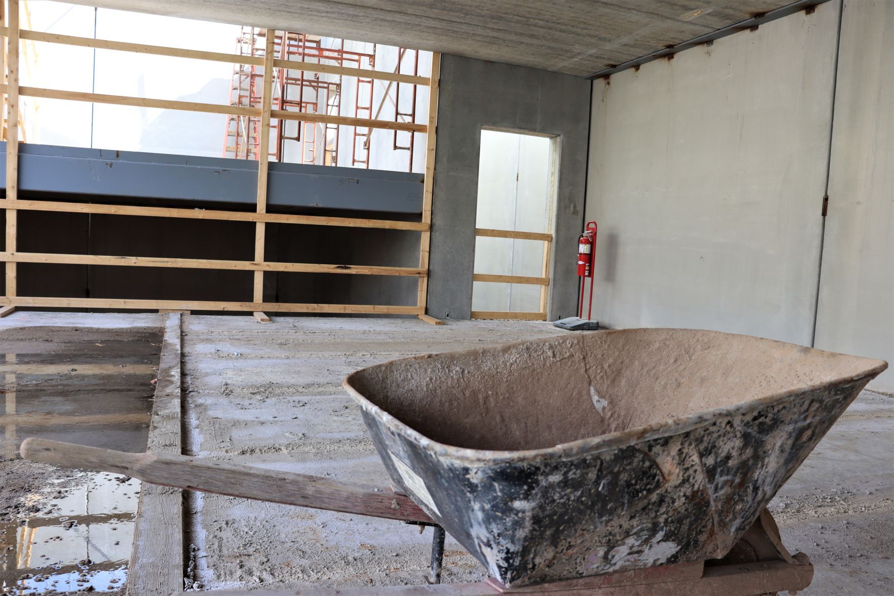 Chippewa Area History Center construction progress